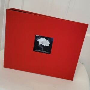 EUC Pioneer 3 Ring Hardcover Binder, Bright Red 15 x 12 x 2.75